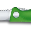 Nóż Victorinox Piknikowy Swiss Classic Zielony Składany 6.7836.F4B Ostrze Ząbkowane 11 cm - obrazek 5