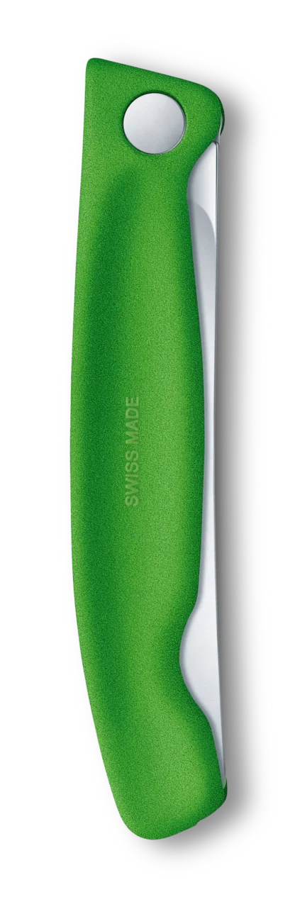 Nóż Victorinox Piknikowy Swiss Classic Zielony Składany 6.7836.F4B Ostrze Ząbkowane 11 cm - obrazek 6