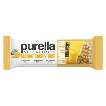 Purella Superfoods Protein Baton Proteinowy Mango Crispy Rice 45g