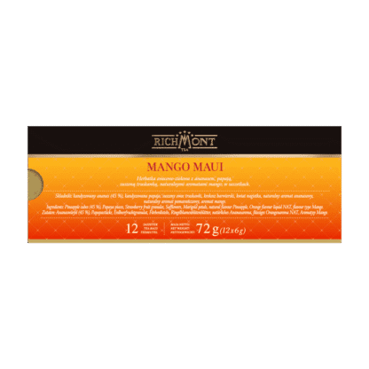 Zestaw Herbata Richmont Mango Maui 12 Saszetek + Szklanka Richmont Ice - obrazek 5