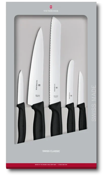 Victorinox Zestaw Kuchenny Swiss Classic 5 Elementów Czarny 6.7133.5G
