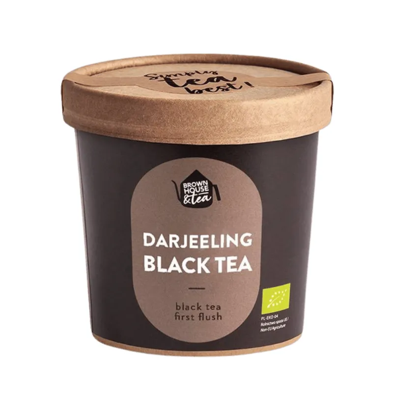 Brown House and Tea DARJEELING BLACK TEA organiczna czarna herbata liściasta z pierwszego zbioru