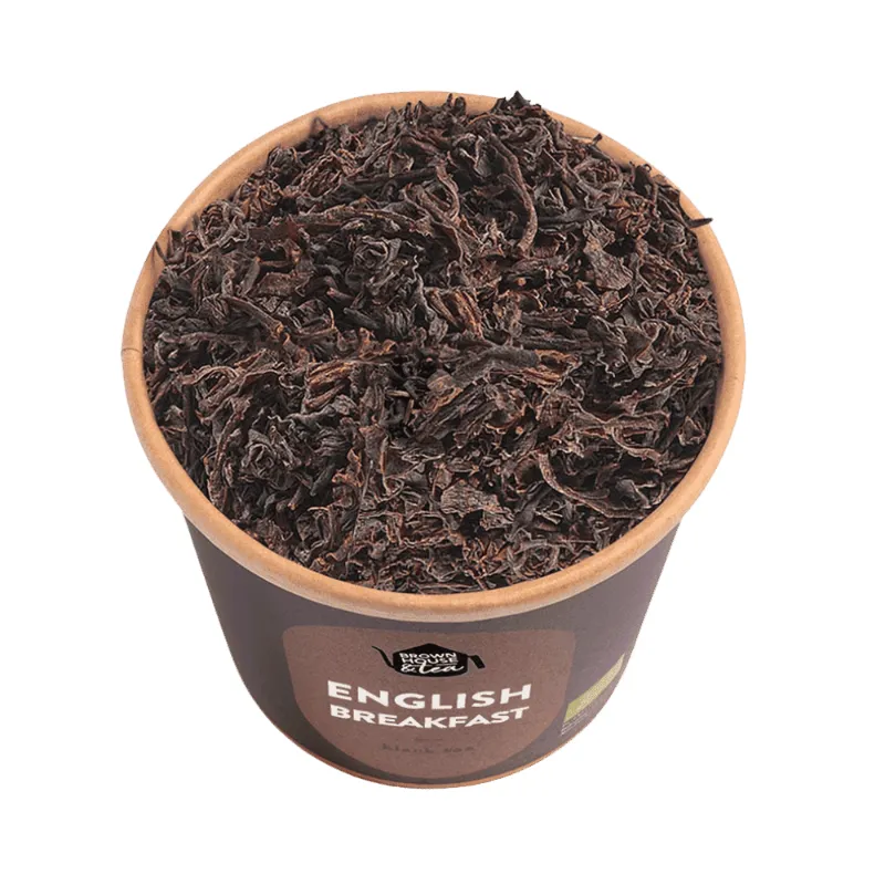 Brown House and Tea ENGLISH BREAKFAST organiczna czarna herbata liściasta 50 g
