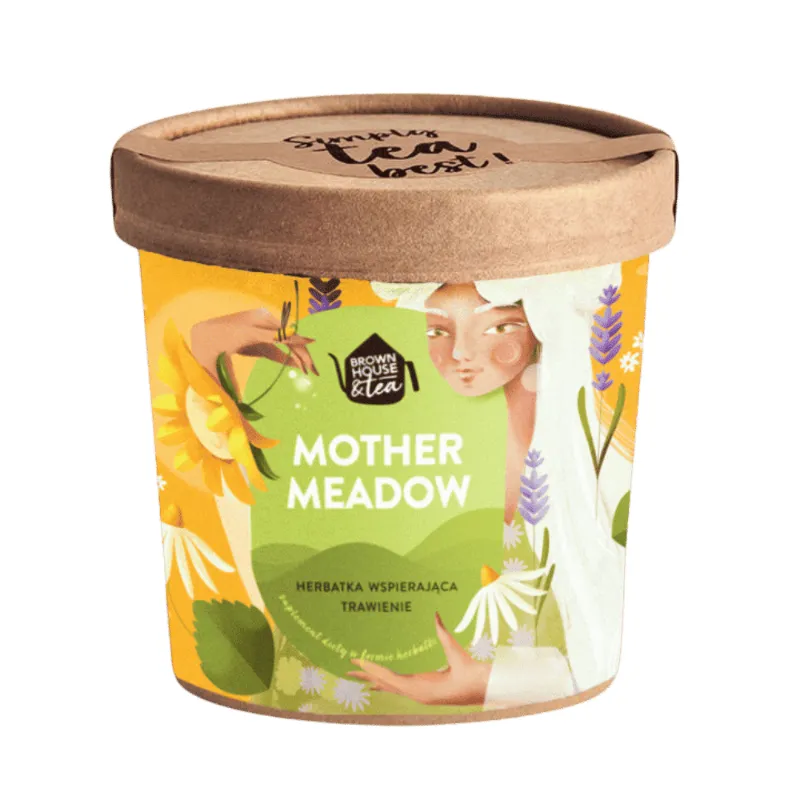 Brown House and Tea MOTHER MEADOW suplement w formie herbatki na trawienie 35 g