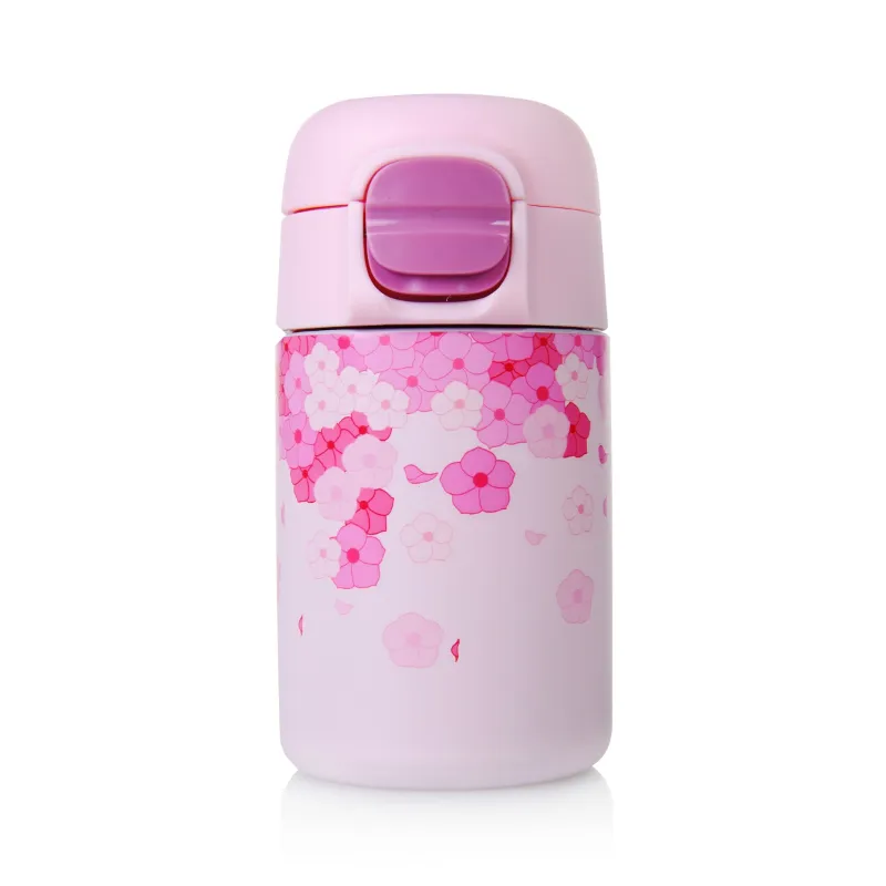 Butelka termiczna Casno DOTTY 350 ml różowa