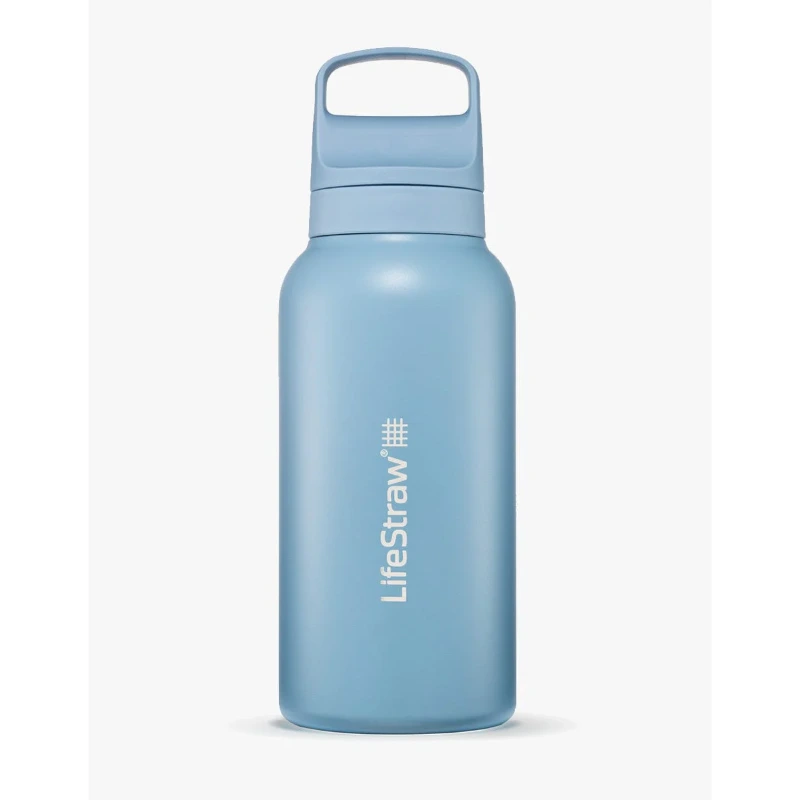 LifeStraw Go 2.0 Termiczna Butelka z Filtrem Membranowo-Węglowym 1 L Icelandic Blue