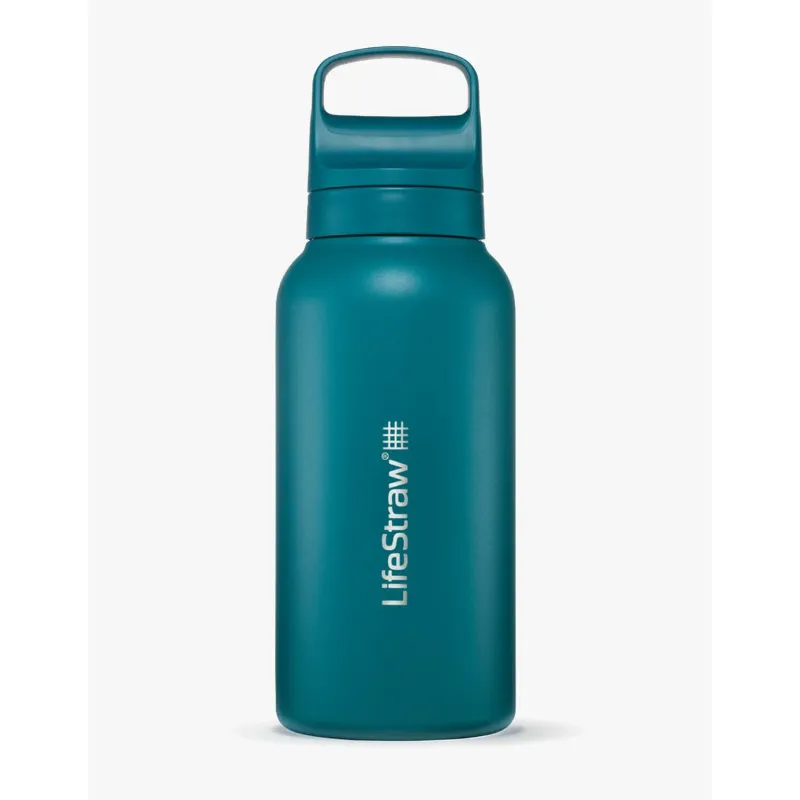 LifeStraw Go 2.0 Termiczna Butelka z Filtrem Membranowo-Węglowym 700 ml Laguna Teal