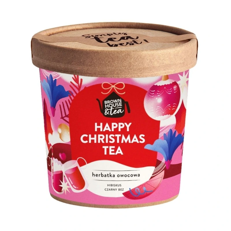 Brown House Tea - Happy Christmas Tea – świąteczny napar z hibiskusem 50g