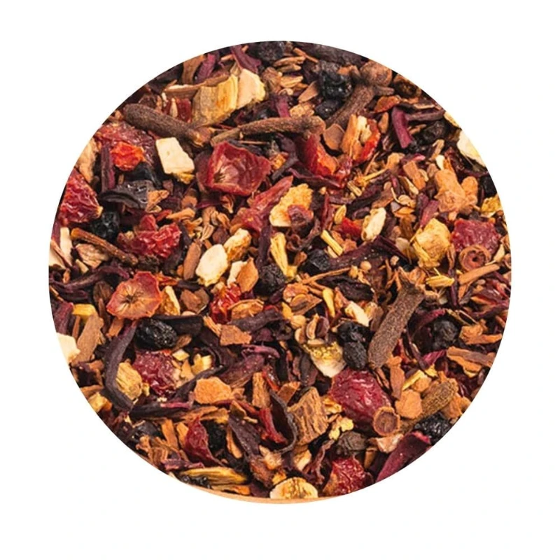 Brown House Tea - Happy Christmas Tea – świąteczny napar z hibiskusem 50g