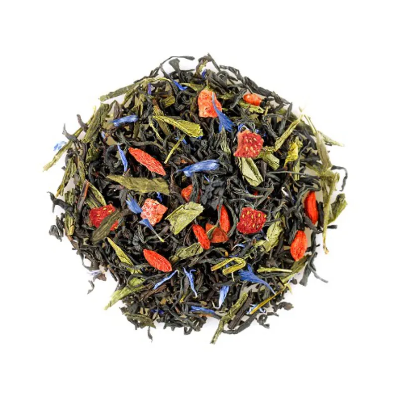 Herbata czarno zielona z owocami Palmira Champagne Splashes 15 saszetek