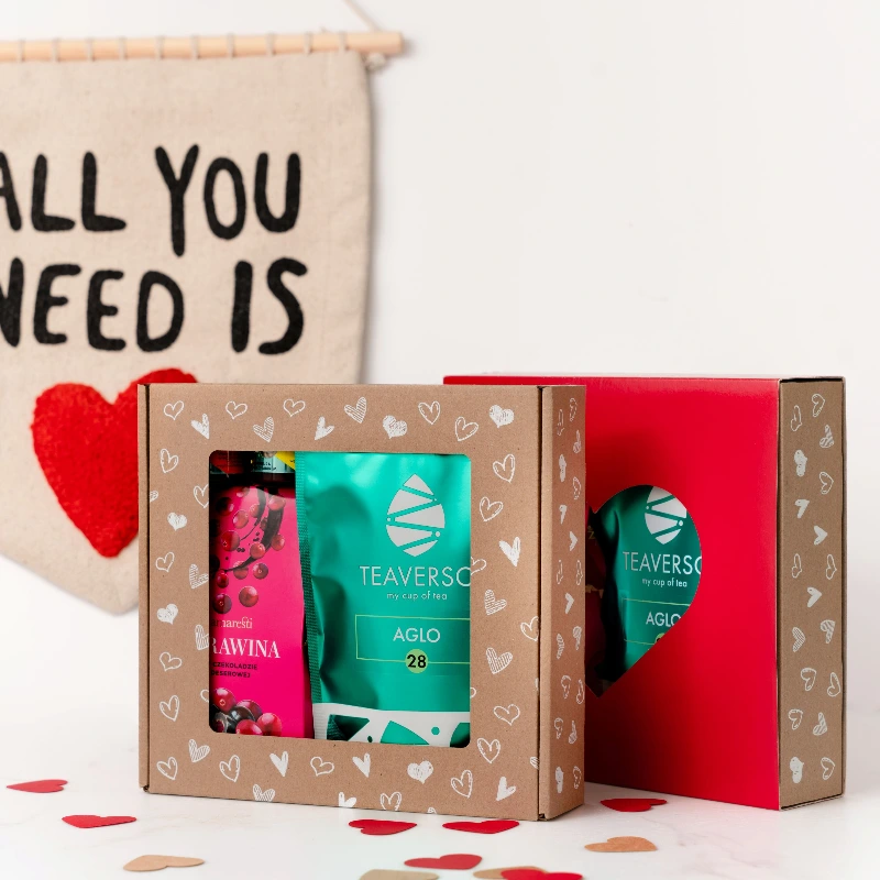 Zestaw Prezentowy na ślub wesele BOX HERBATA BAKALIE KONFITURY