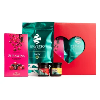 Zestaw Prezentowy na ślub wesele BOX HERBATA BAKALIE KONFITURY