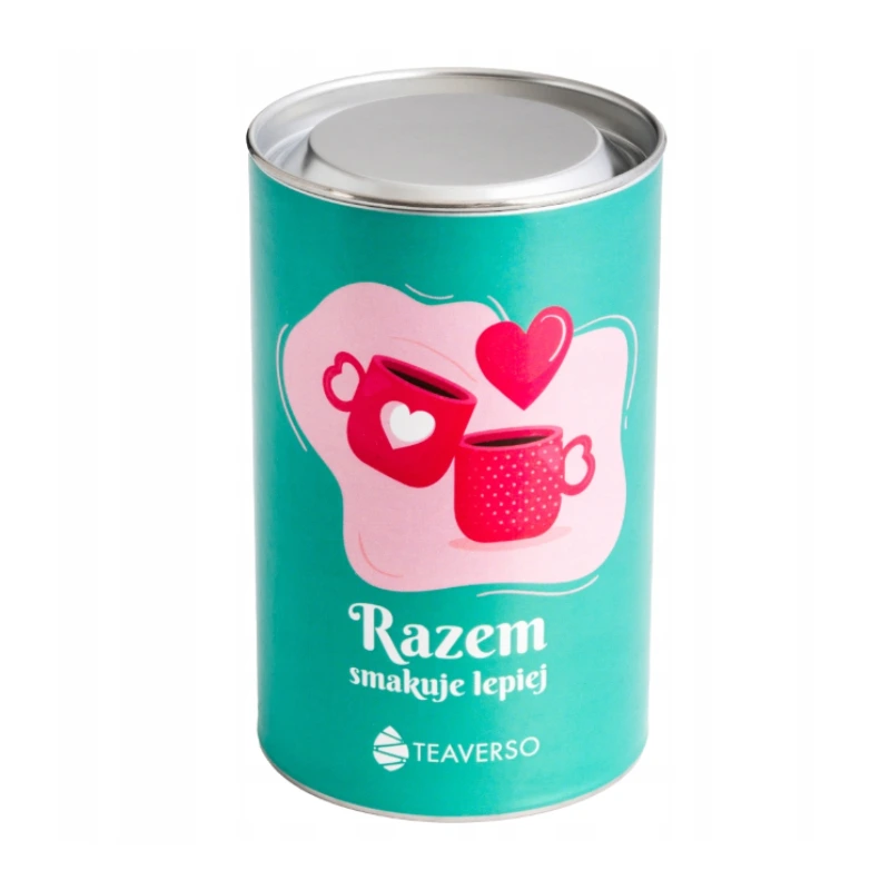 Zestaw Prezentowy na ślub wesele BOX HERBATA puszka