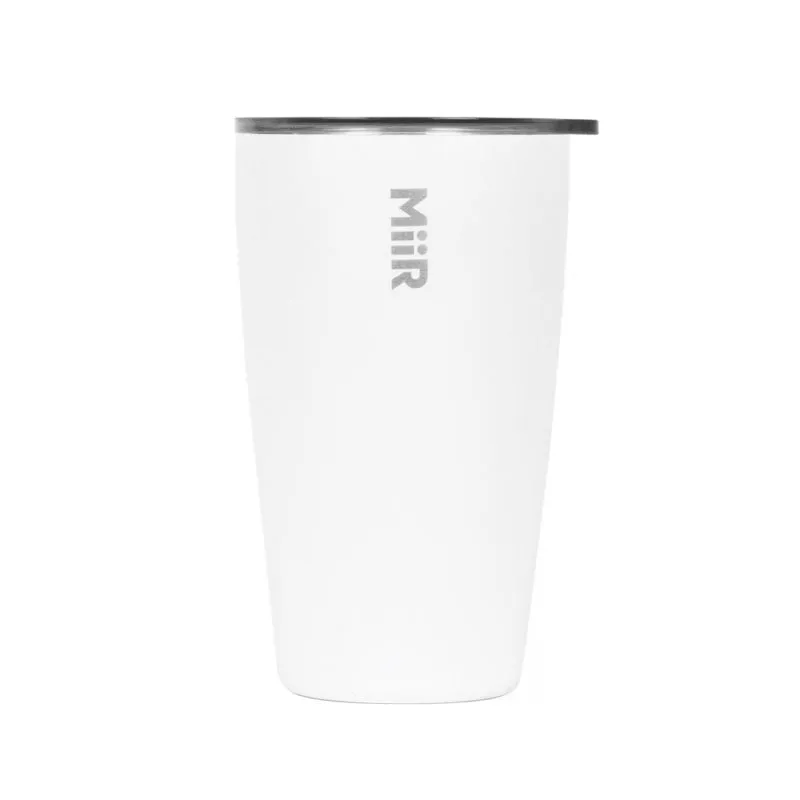 MiiR Tumbler 350 ml Biały stalowy kubek termiczny z pokrywką Press-fit