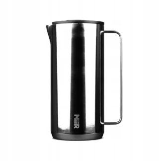 Nowoczesna French Press do parzenia kawy Miir o pojemności 350 ml, wykonana ze stali nierdzewnej. Idealna do przygotowywania aromatycznego napoju, dodając elegancji do każdej kuchni i poprawiając smak Twojej ulubionej kawy.