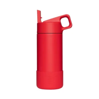 Czerwony kubek termiczny doskonały do transportu kawy oraz herbaty. Wysokiej jakości materiał zapewnia zachowanie temperatury napoju, idealny dla osób aktywnych.