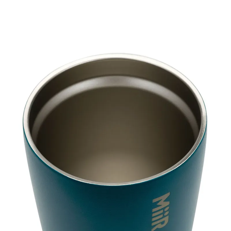 MiiR Tumbler 350 ml Turkusowy stalowy kubek termiczny z pokrywką Press-fit