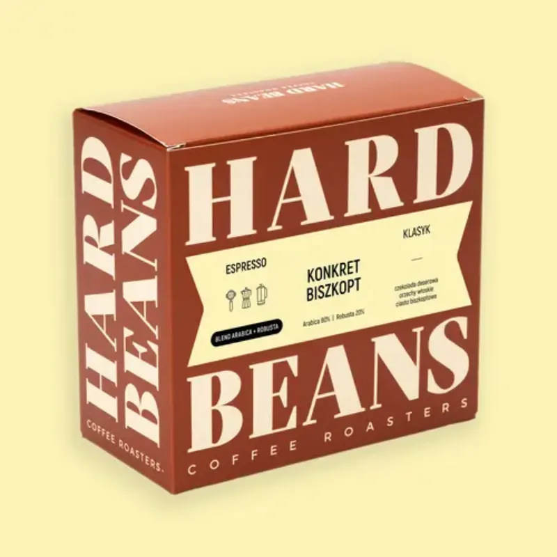 Hard Beans kawa ziarnista Konkret Biszkopt Espresso 250 g