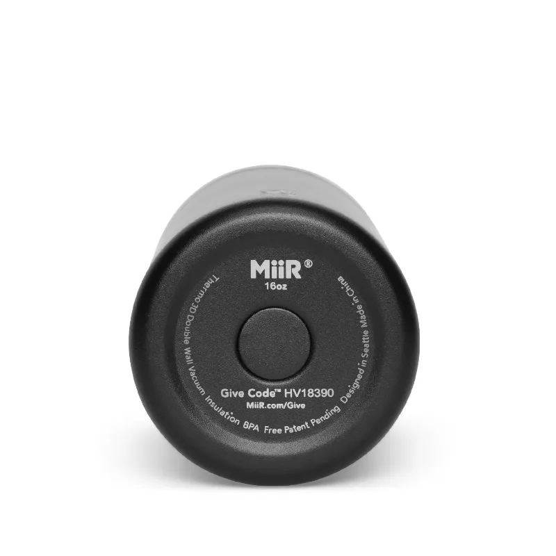 MiiR Flip Traveler 350 ml Czarny termiczny kubek ze szczelną pokrywką