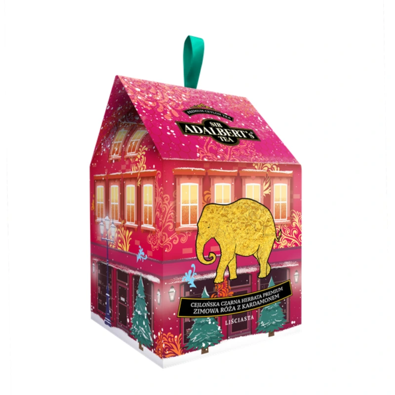 Herbata Świąteczna Adalbert's Tea ZIMOWA RÓŻA Z KARDAMONEM 80 g