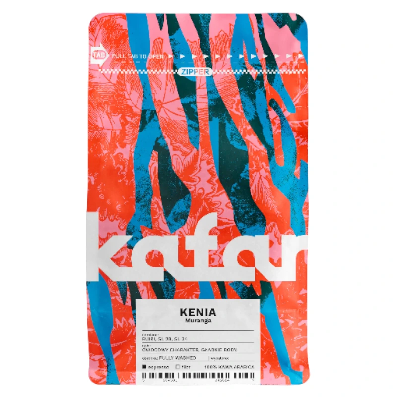 Kafar - Kenia Muranga Fully Washed Espresso - Kawa Ziarnista 250 g