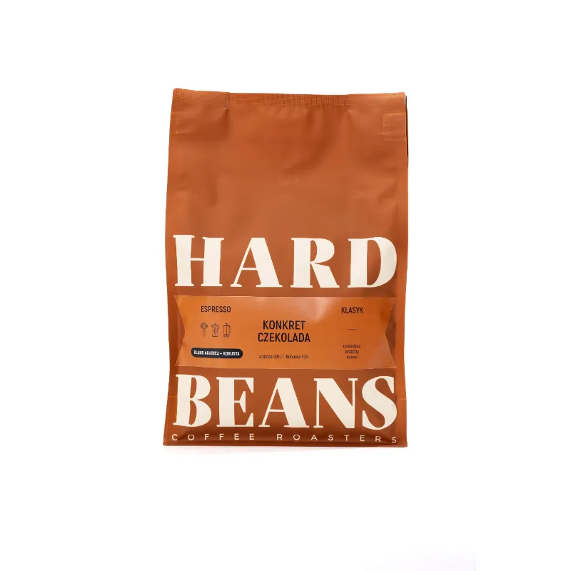 Hard Beans kawa ziarnista Konkret Czekolada Espresso 1kg