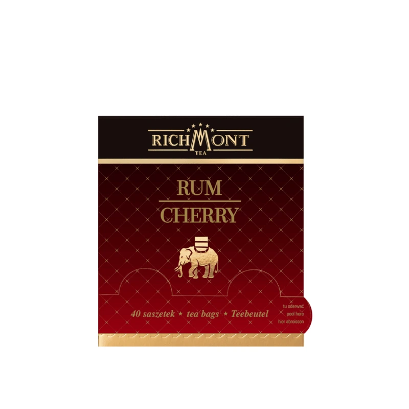 Richmont - Herbata Owocowo Ziołowa Rum Cherry - 40 Saszetek