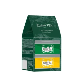 Zestaw Kusmi Tea zawiera dwie doskonałe herbaty zielone w eleganckim opakowaniu. Idealny dla miłośników zdrowego stylu życia, who cenią sobie wysoką jakość i smak wyjątkowych herbat.