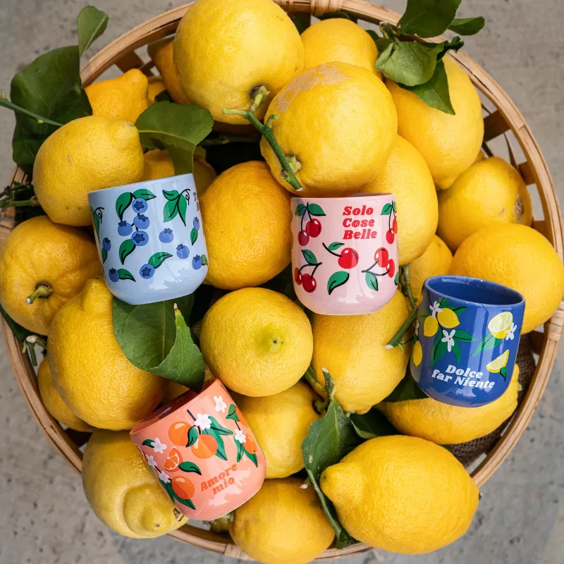 Bialetti Fruit Vibes – zestaw 4 czarek 90 ml