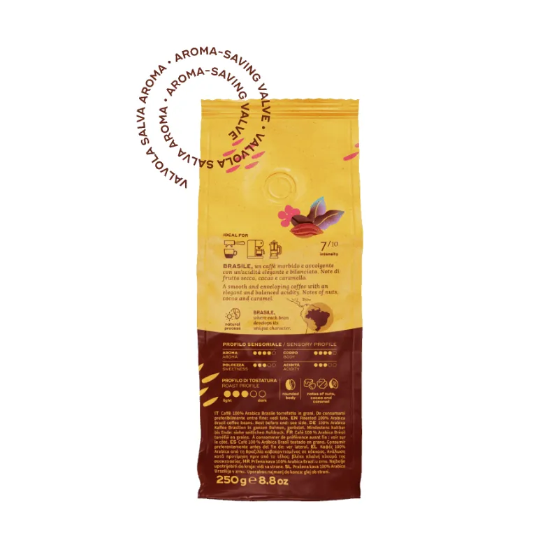 HAUSBRANDT - BRASILE SINGLE ORIGIN - KAWA ZIARNISTA 250G