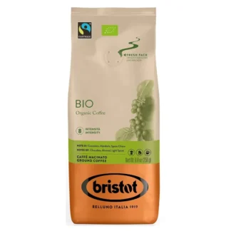 Opakowanie BIO Organic Coffee Bristot o wadze 250g zapewnia wyjątkowy smak kawy z nutami czekolady, migdałów i lekkich przypraw. Idealny wybór dla miłośników kawy szukających jakościowego, ekologicznego produktu z certyfikatem Fair Trade.