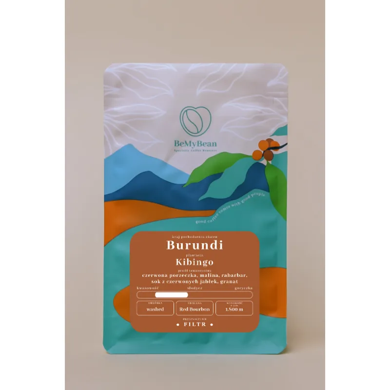 BeMyBean - Burundi Kibingo Washed Filter - kawa ziarnista 250 g