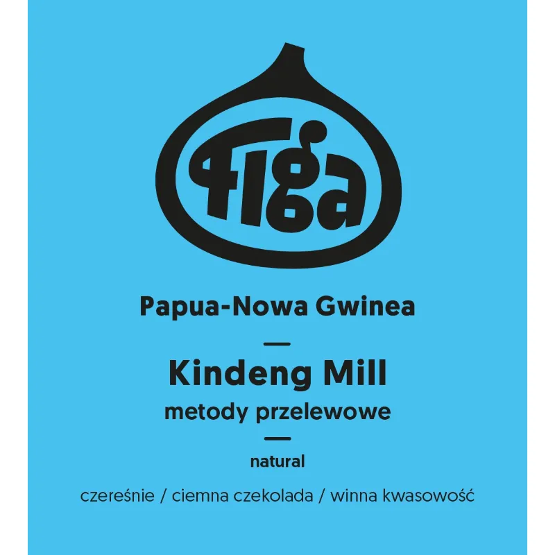 Figa Coffee - Papua-Nowa Gwinea Kindeng Mill Natural Filter - Kawa Ziarnista 250 g