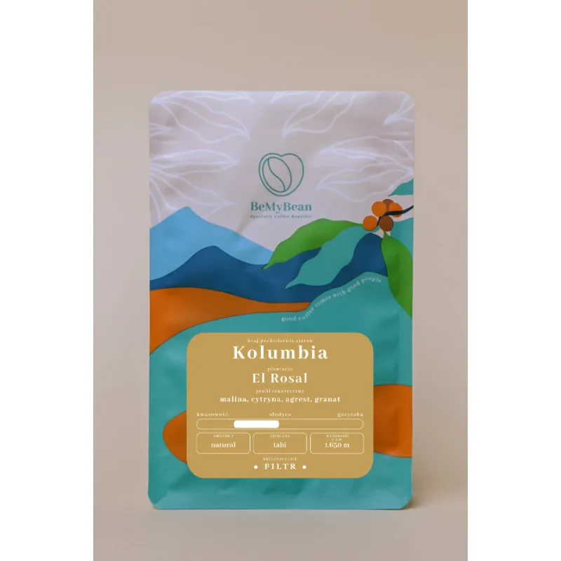BeMyBean - Kolumbia El Rosal Natural Filter - kawa ziarnista 250 g