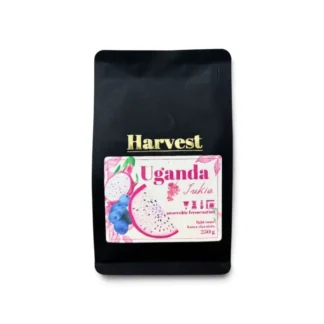 Opakowanie kawy Uganda Jukia 250g wyróżnia się innowacyjnym procesem fermentacji anaerobowej, co nadaje jej wyjątkowy, owocowy smak. Doskonała dla miłośników wysokiej jakości arabiki, ta kawa z Ugandy wprowadzi świeżość do codziennych rytuałów parzenia.